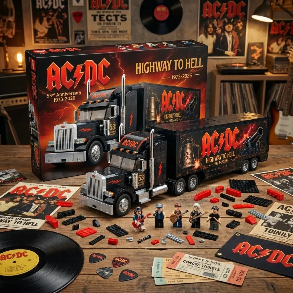AC/DC 53rd Anniversary 1973-2026 Highway To Hell Building Set